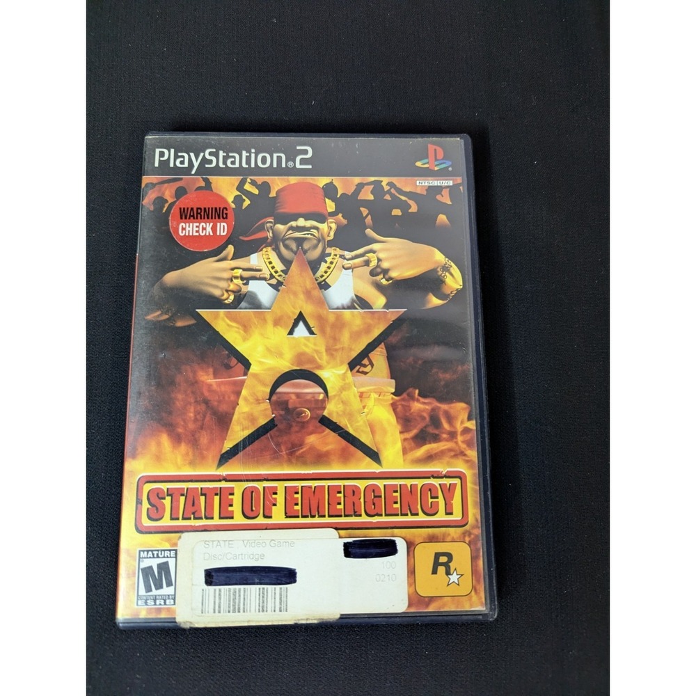 State of Emergency - Sony PlayStation‎ 2 PS2 video game with manual registration